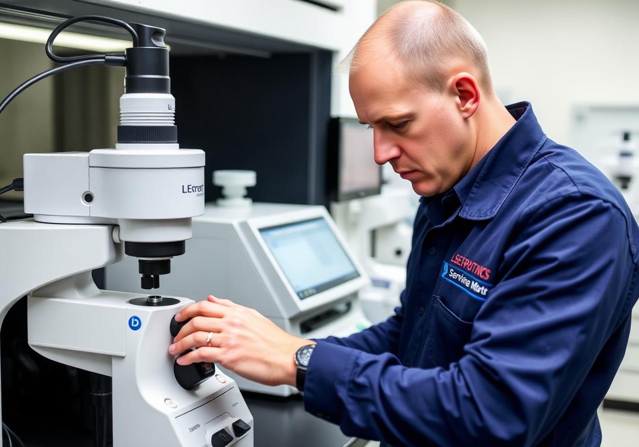 Spectek service engineer at work